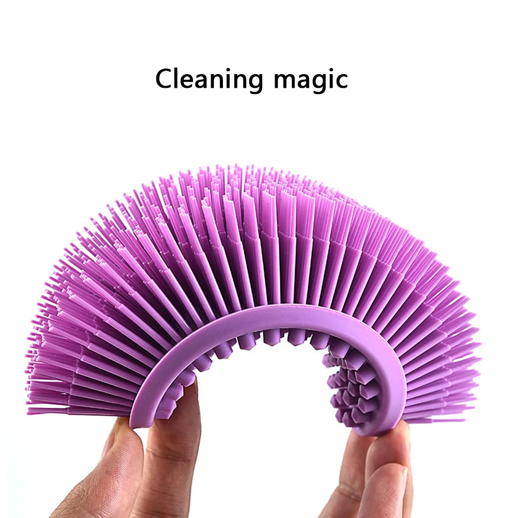 Soft Silicone Body Brush Wash Bath Shower Exfoliating Skin Fit For Baby Bath Shampoo Facial Massage Brush Supplies Dropship