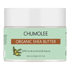 CHUMOLEE Organic Shea Butter  Unrefined Raw 100g Skin Care Moisturizing Nourishing Body Cream Cosmetics Raw