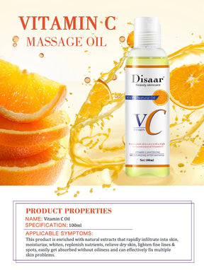 Disaar Vitamin C Body Oil Moisturizing Essential Oil Care Massage Oils