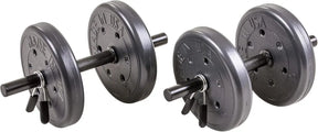 Weight 105 lb Duracast Barbell Weight Set