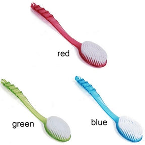 Massager Back Spa Long Natural Body Brush Bath  Plastic Bristle Shower