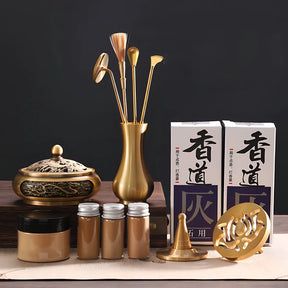 DIY Aromatherapy Set Brass Incense Burner Making Kit Incense Mold ....