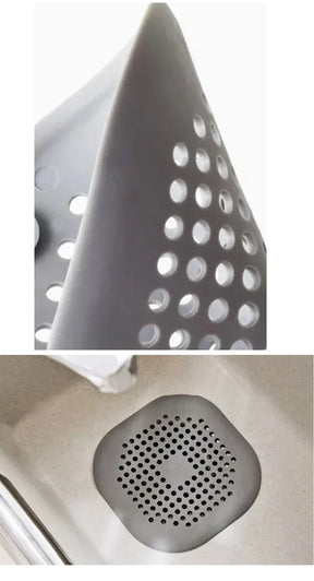 Hair Filter Drain Plug & Strainer for Sink, Shower, & Bathtub