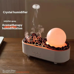 Volcano Air Humidifier Ultrasonic Essential Oil Aroma Diffuser Heavy Fog Desktop Creativity Ornaments Mist Mak Smoking Steamers