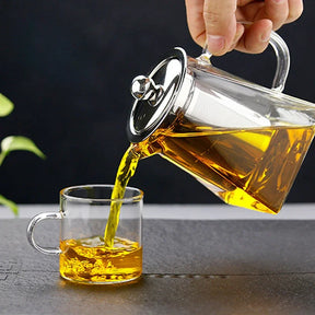 Glass Teapot with Infuser Tea Set