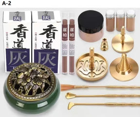 DIY Aromatherapy Set Brass Incense Burner Making Kit Incense Mold ....