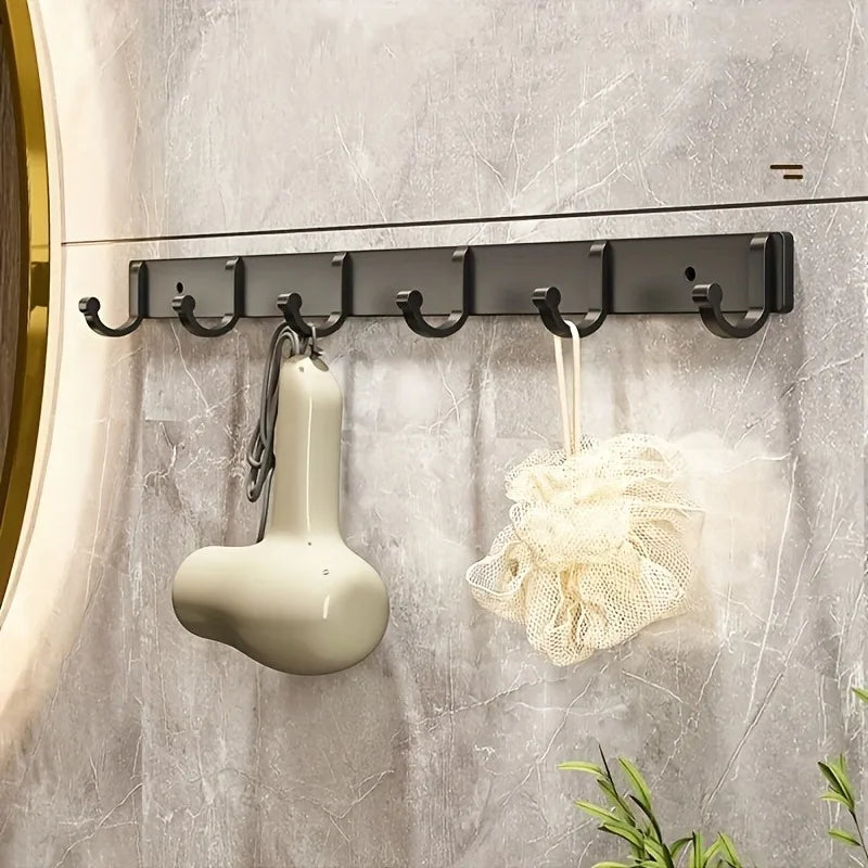 Space Aluminum Clothes Hook – Bathroom, Door, or Kitchen