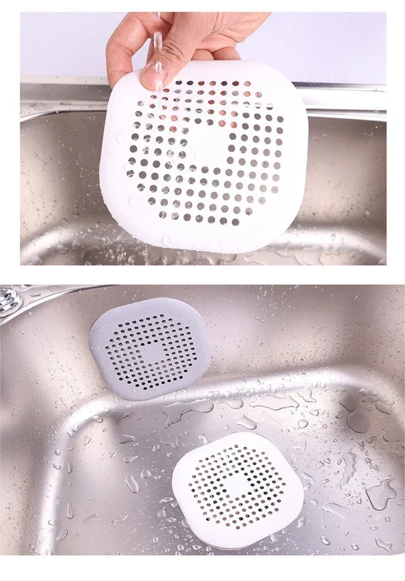 Hair Filter Drain Plug & Strainer for Sink, Shower, & Bathtub