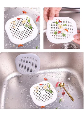 Hair Filter Drain Plug & Strainer for Sink, Shower, & Bathtub