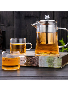 Glass Teapot with Infuser Tea Set