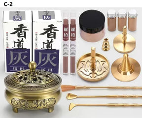 DIY Aromatherapy Set Brass Incense Burner Making Kit Incense Mold ....