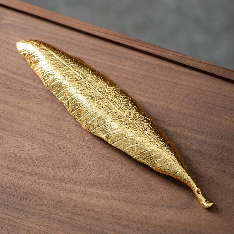 Incense Holder Ash Catcher Long Leafs Censer Meditation Home Decor