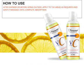 Disaar Vitamin C Body Oil Moisturizing Essential Oil Care Massage Oils