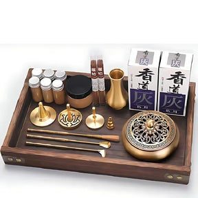 DIY Aromatherapy Set Brass Incense Burner Making Kit Incense Mold ....