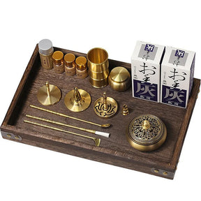 DIY Aromatherapy Set Brass Incense Burner Making Kit Incense Mold ....