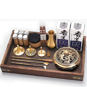 DIY Aromatherapy Set Brass Incense Burner Making Kit Incense Mold ....