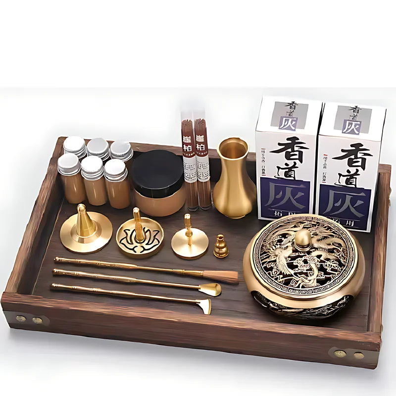 DIY Aromatherapy Set Brass Incense Burner Making Kit Incense Mold ....