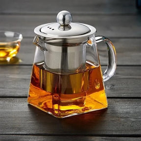 Glass Teapot with Infuser Tea Set