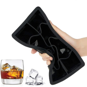 Silicone Ice Cube Tray with Lid - Multiple Grid Options