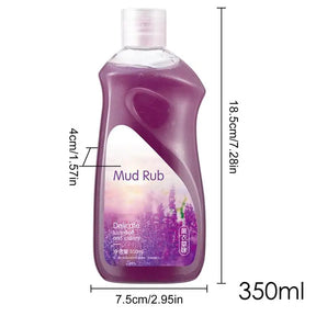 Rubbing Mud Gel 350ml Mild Body Scrub And Cleansing Exfoliator Mild Bath And Body Cleansing Scrub Brightens Dullness