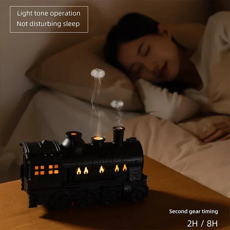 mini train shape aromatherapy essential oil diffuser ultrasonic cool