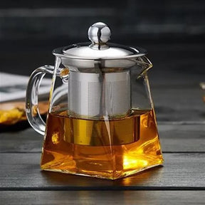 Glass Teapot with Infuser Tea Set