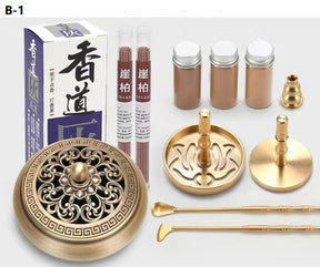 DIY Aromatherapy Set Brass Incense Burner Making Kit Incense Mold ....