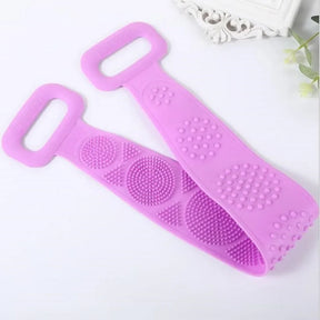 Silicone Body Scrubber Back Massage Exfoliating Sponge Bathroom Bath Brush Scrub Shower Brush Body Wash Scrub Removal Bath Spong