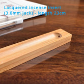 simplicity wood incense stick holder 3mm hole bamboo wooden line