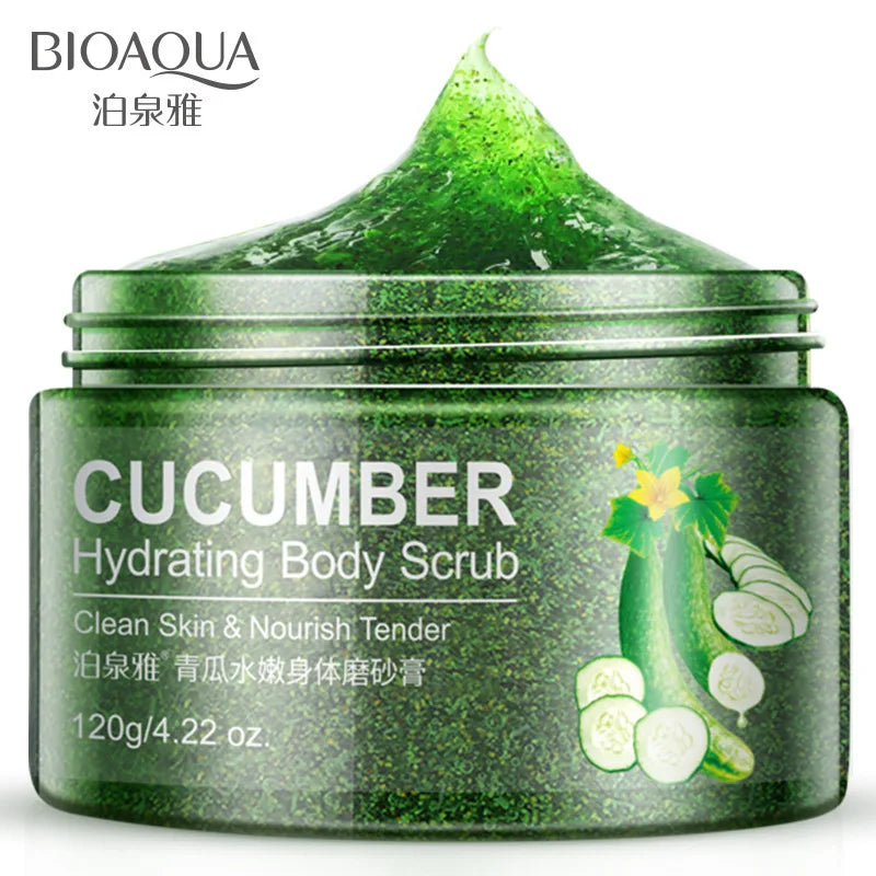 BIOAQUA Body Scrub Shea Butter Exfoliating Body Lotion Deep Cleansing Moisturizing Exfoliator Gel Moisturizer Dead Skin Remover