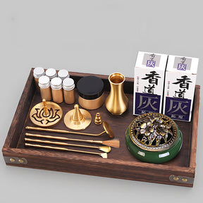 DIY Aromatherapy Set Brass Incense Burner Making Kit Incense Mold ....