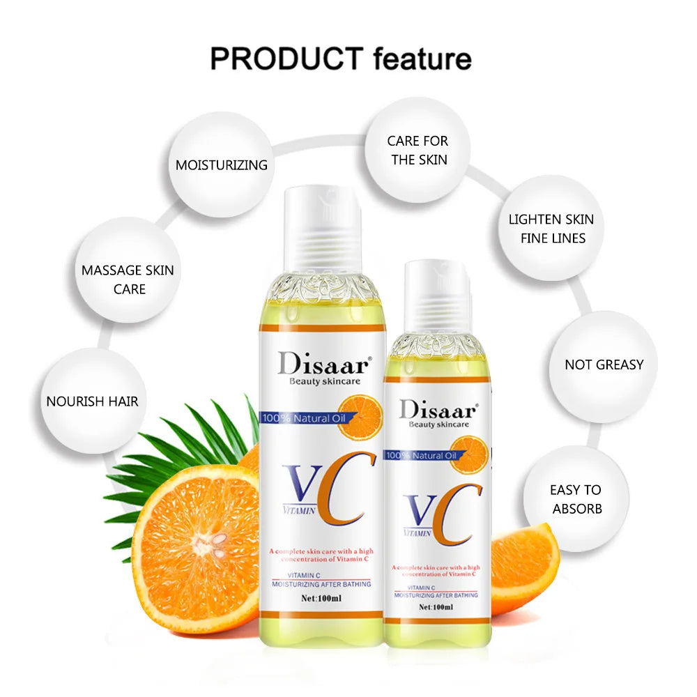 Disaar Vitamin C Body Oil Moisturizing Essential Oil Care Massage Oils