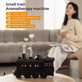 mini train shape aromatherapy essential oil diffuser ultrasonic cool