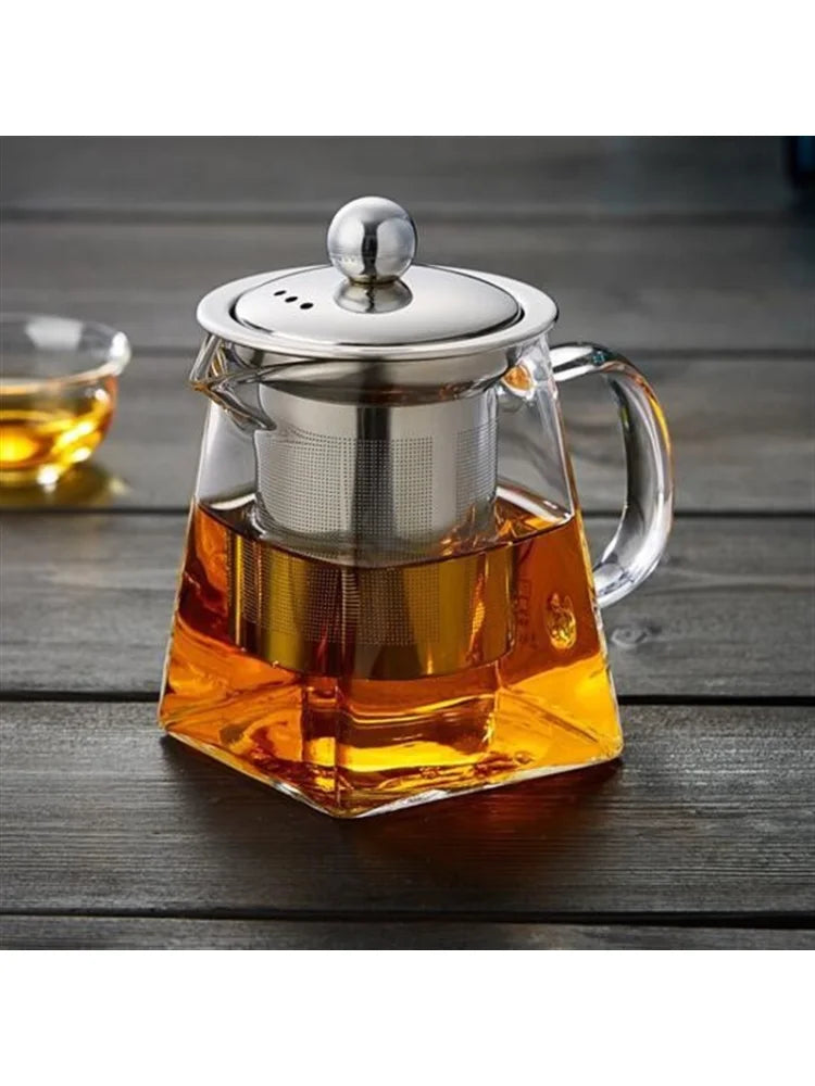 Glass Teapot with Infuser Tea Set