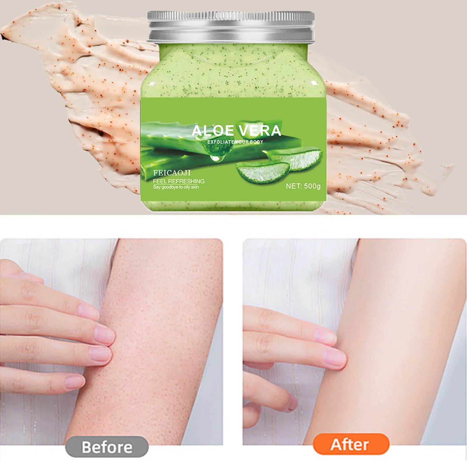 Body Scrub Moisturize And Exfoliate Body Hand Foot Scrub Deep Exfoliate Body Scrub For Soft SkinGreat Gifts For Women & Men